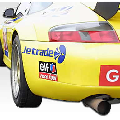1999-2001 Porsche 911 Carrera 996 C2 C4 Duraflex GT3-R Look Wide Body Rear Fende