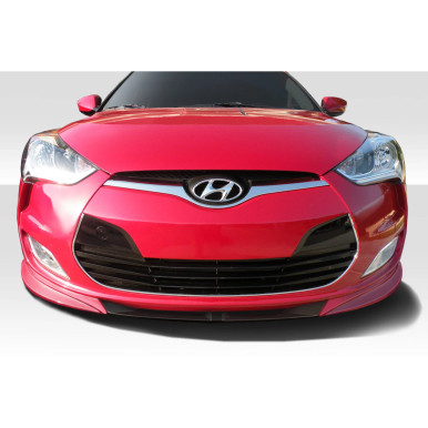2012-2017 Hyundai Veloster Non Turbo Duraflex N Design Front Lip Spoiler - 1 Pie