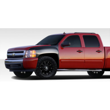 2007-2013 Chevrolet Silverado Duraflex 4.5" Off Road Bulge Front Fenders - 2 Pie