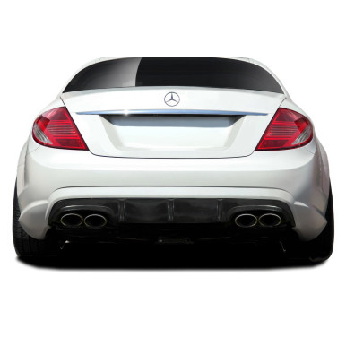 2007-2009 Mercedes CL63 W216 Black Series Carbon AF-1 Rear Diffuser ( CFP ) - 1