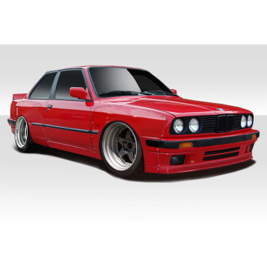 1984-1991 BMW 3 Series E30 Duraflex TKO Wide Body Kit - 6 Piece