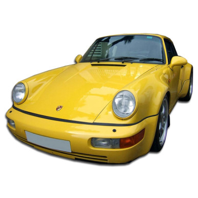 1989-1994 Porsche 964 Duraflex Turbo Look Front Bumper - 1 Piece
