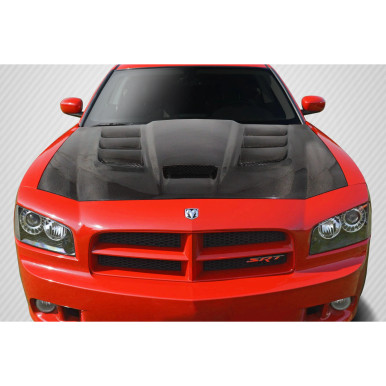 2006-2010 Dodge Charger Carbon Creations DriTech Viper Look Hood - 1 Piece