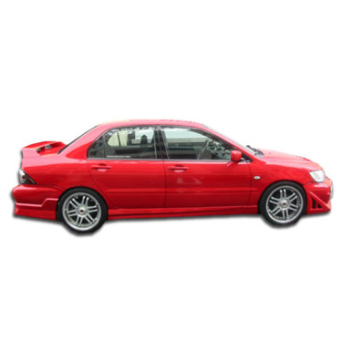 2002-2003 Mitsubishi Lancer Duraflex Walker Side Skirts Rocker Panels - 2 Piece