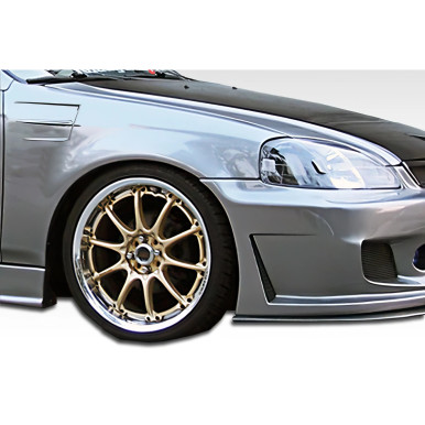 1996-1998 Honda Civic Duraflex X-2 Fenders - 2 Piece