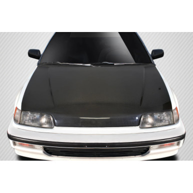 1988-1991 Honda Civic HB CR-X Carbon Creations SiR Look Style Hood - 1 Piece