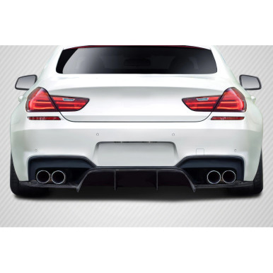 2012-2019 BMW M6 F12 Carbon AF-1 Rear Diffuser ( CFP ) - 1 Piece