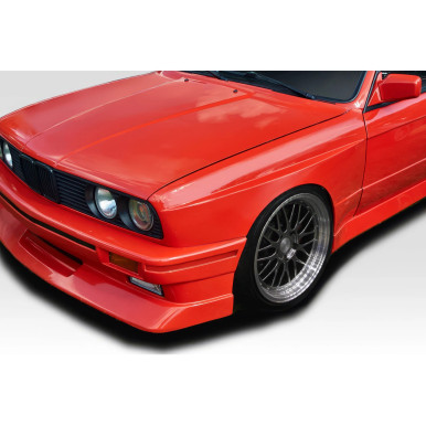 1984-1991 BMW 3 Series E30 Duraflex M3 Look Wide Body Front Fenders - 2 Piece