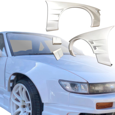 ModeloDrive FRP ORI t4 75mm Wide Body Fenders (front) 4pc > Nissan Silvia (S13)