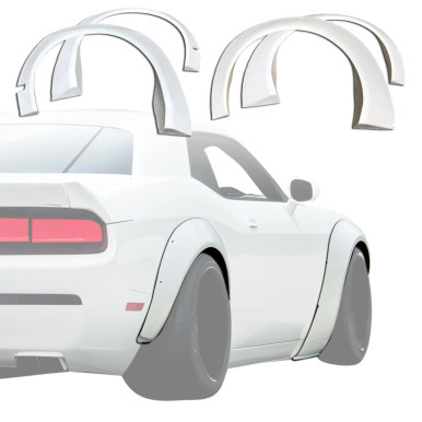 ModeloDrive FRP LBPE Wide Body Flares Set 4pc > Dodge Challenger 2008-2018