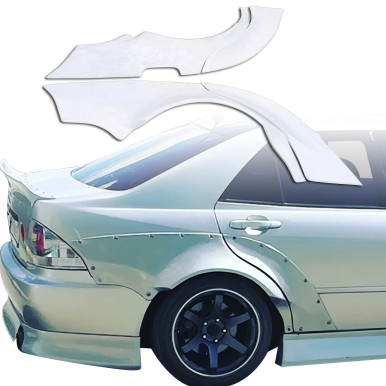 ModeloDrive FRP MSV Wide Body 65mm Fender Flares (rear) 6pc > Lexus IS300 2000-2