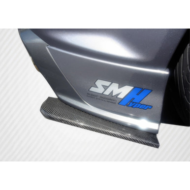Universal Carbon Creations Rear Splitters - 2 Piece
