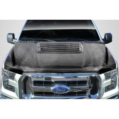 2015-2020 Ford F-150 Carbon Creations Raptor Look Hood - 1 Piece