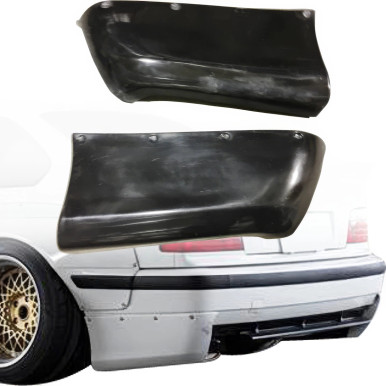 VSaero FRP TKYO Wide Rear Bumper Add-ons for BMW 318i 325i (E36) 1992-1998 > 2dr