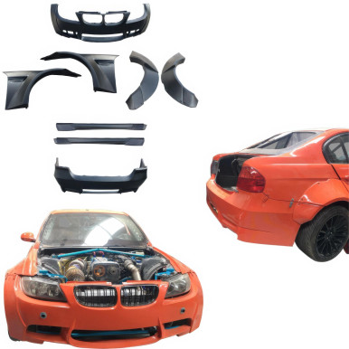 VSaero FRP TKYO Wide Body Body Kit for BMW 328i 335i (E90) 2009-2011 > 4dr