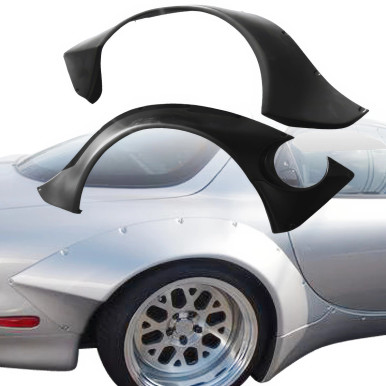 VSaero FRP TKYO Wide Body Fender Flares (rear) 100mm for Mazda RX-7 (FD3S) 1993-