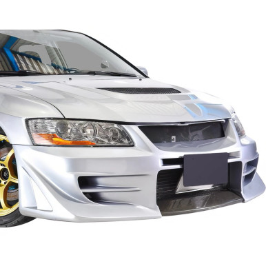 VSaero FRP DAM Front Bumper for Mitsubishi Evolution EVO8 EVO9 CT9A 2003-2006