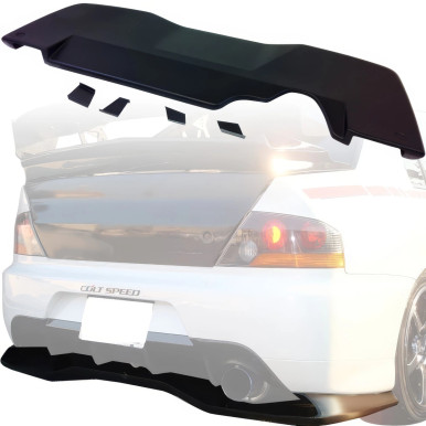VSaero FRP VOLT Rear Diffuser for Mitsubishi Evolution EVO8 EVO9 CT9A 2003-2006