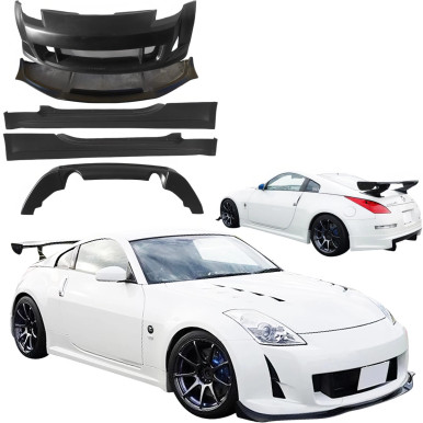 VSaero FRP AMU Body Kit 5pc for Nissan 350Z (Z33) 2003-2008