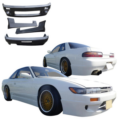 VSaero FRP TKYO v1 Body Kit 4pc for Nissan Silvia (S13) 1989-1994 > 2dr Coupe