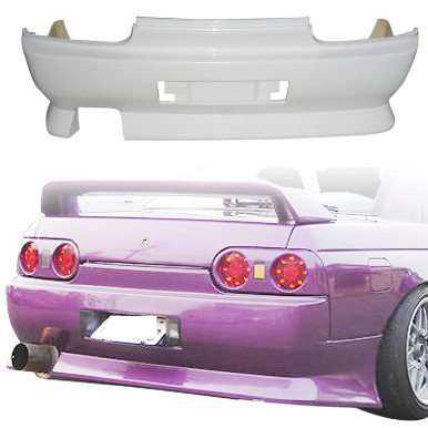 VSaero FRP DUC Rear Bumper for Nissan Skyline (R32) GTS 1990-1994 > 2dr Coupe