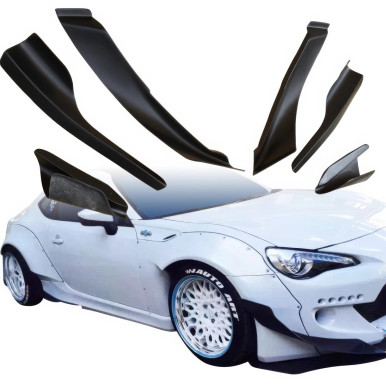 VSaero FRP TKYO v2 Wide Body Front Canards 6pc for Scion FR-S (ZN6) 2013-2016