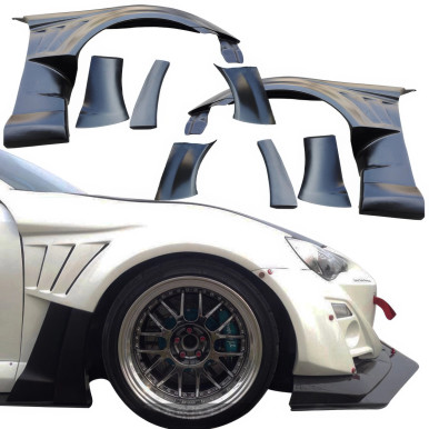 VSaero FRP VAR Wide Body Fenders (front) 8pc 50mm for Subaru BRZ (ZN6) 2013-2020