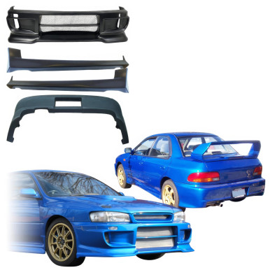 VSaero FRP DLUC Body Kit 4pc for Subaru Impreza (GC8) 1993-2001 > 2/4dr