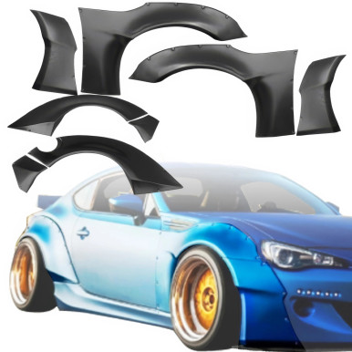 VSaero FRP TKYO v2 Wide Body Fender Set Kit for Toyota 86 2017-2020