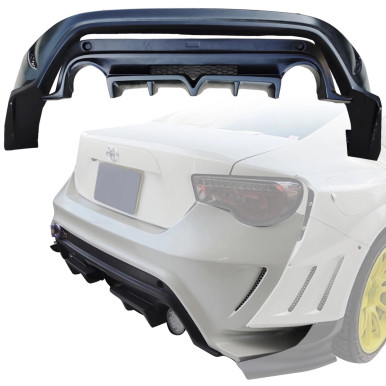 VSaero FRP VAR Wide Body Rear Bumper 2pc for Toyota 86 2017-2020