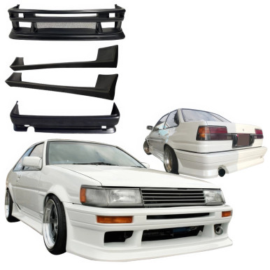 VSaero FRP VERT Body Kit 4pc for Toyota Corolla (AE86) Levin 1984-1987 > 2/3dr