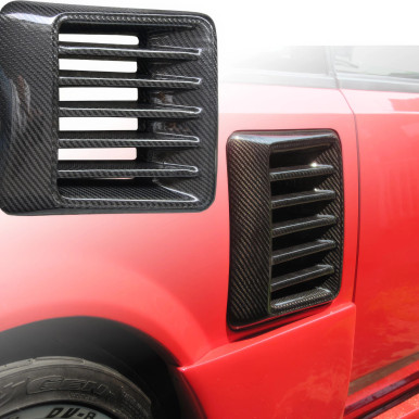 VSaero Carbon Fiber Supercharged Side Duct Scoop - DISCONTINUED for Toyota MR2 (