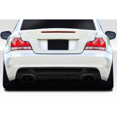 2008-2013 BMW 1 Series E82 E88 Duraflex M Tech Rear Diffuser - 1 Piece
