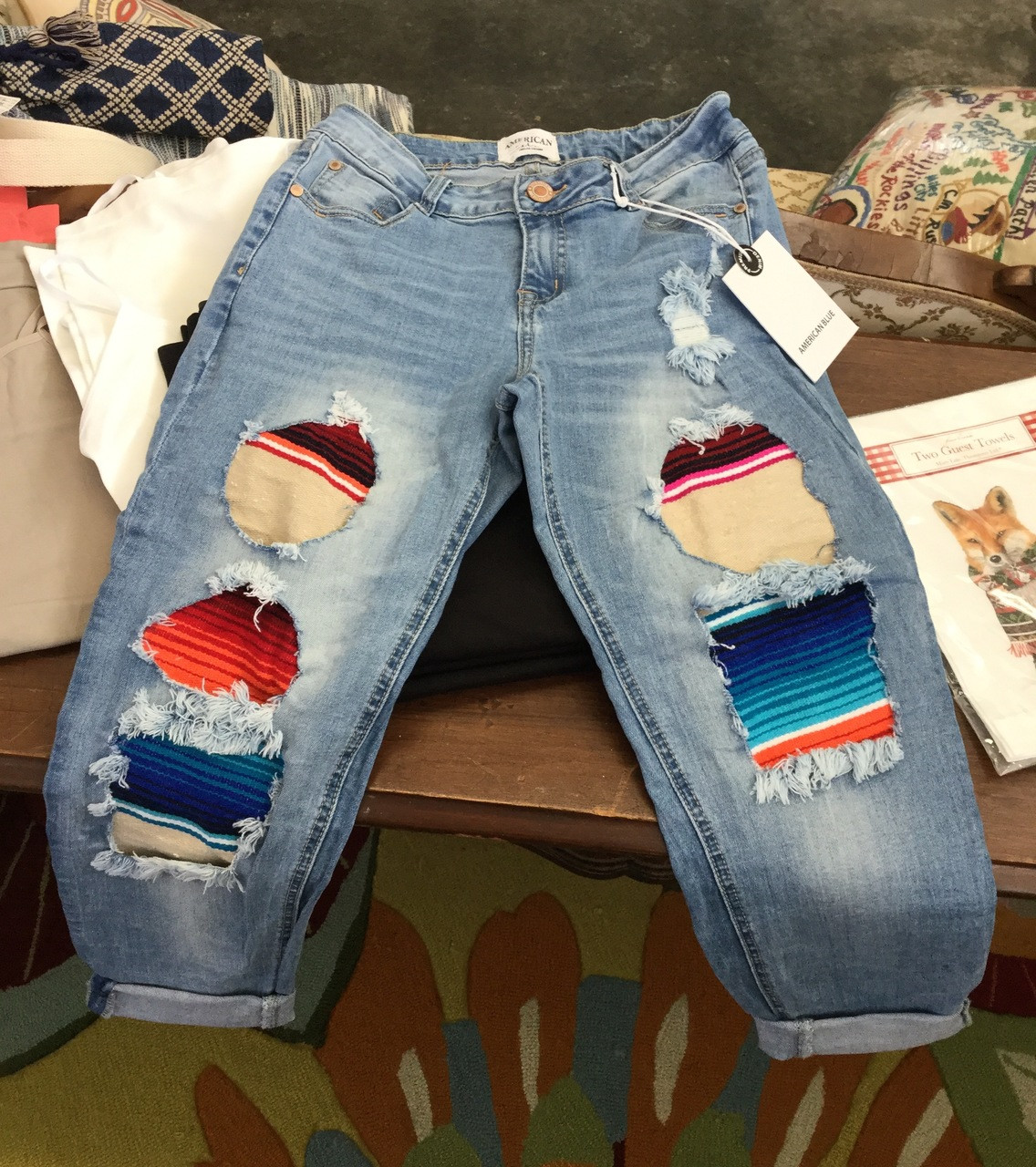 distressed jean patch