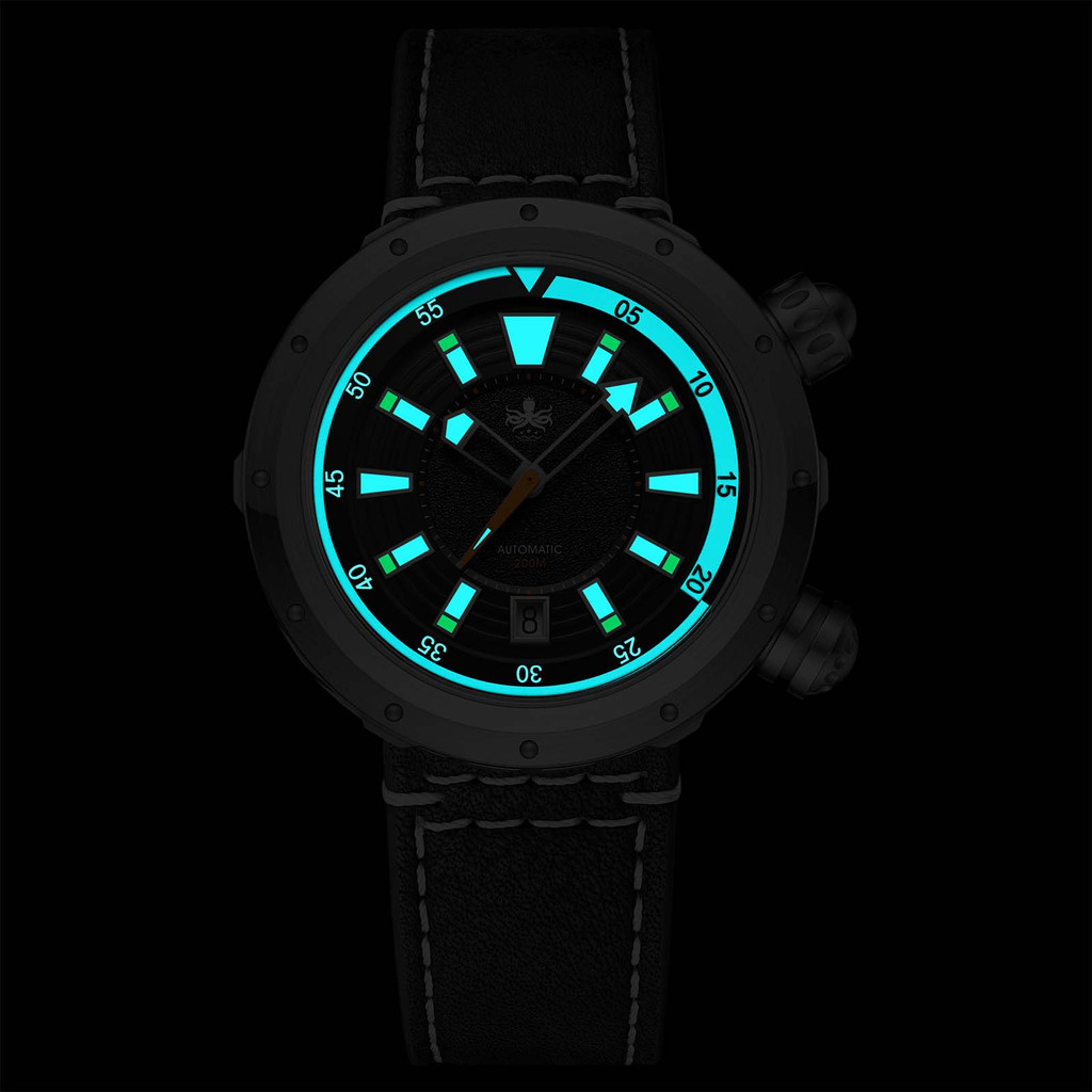 PHOIBOS Vortex 200M Automatic Diver Watch PY042C Black
