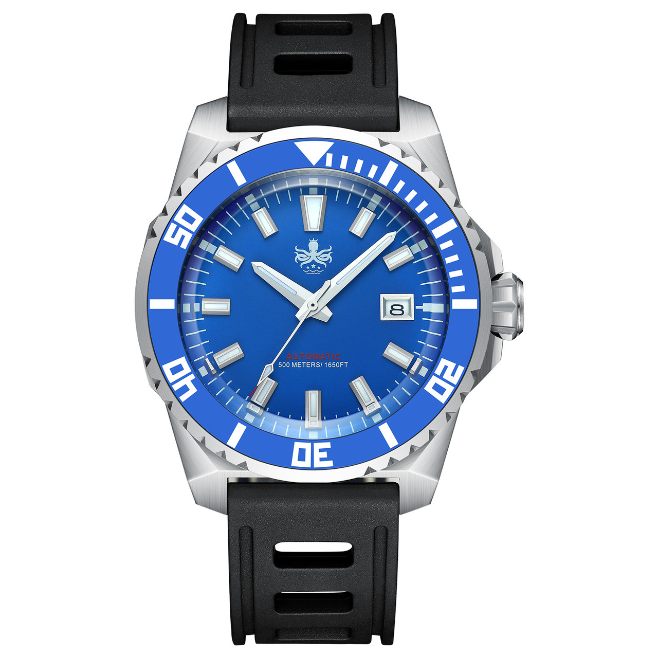 PHOIBOS LEVIATHAN PY032B 500M Automatic Diver Watch Blue