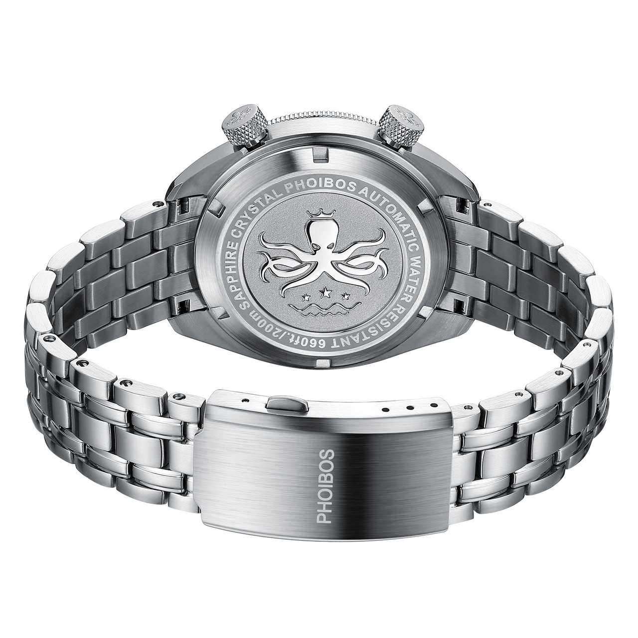 PHOIBOS EAGLE RAY 200M Automatic Compressor Dive Watch PY039F