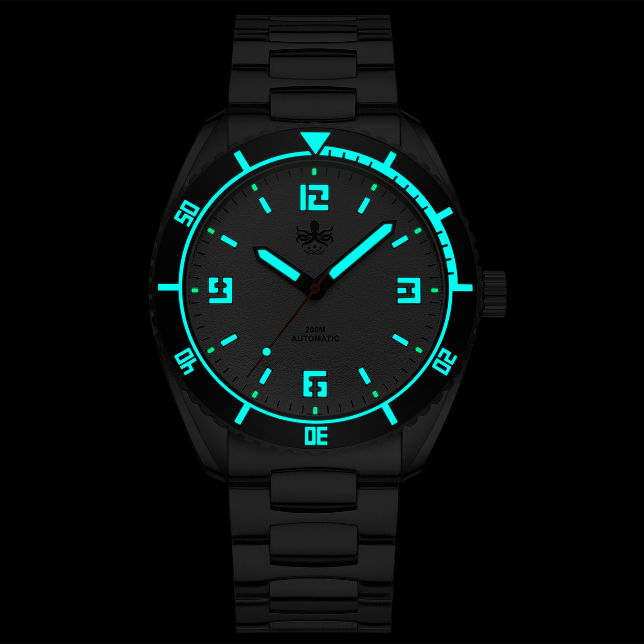 PHOIBOS REEF MASTER 200M Automatic Diver Watch PY047A Shamrock Green