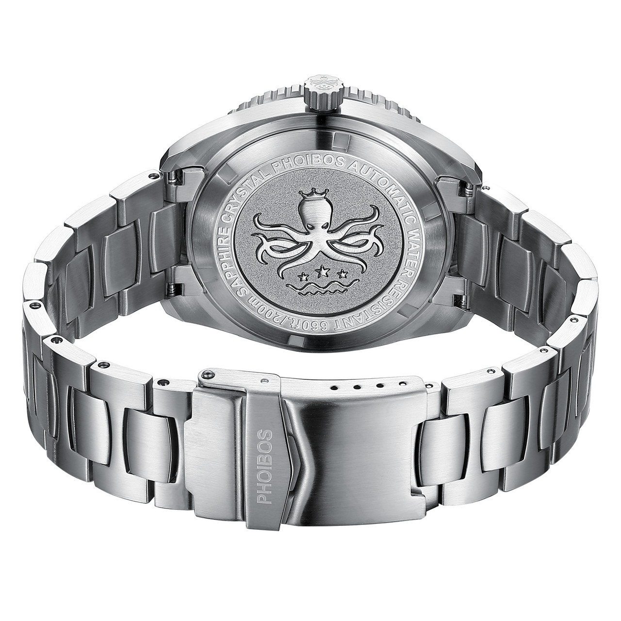 PHOIBOS REEF MASTER 200M Automatic Diver Watch PY047A Shamrock Green