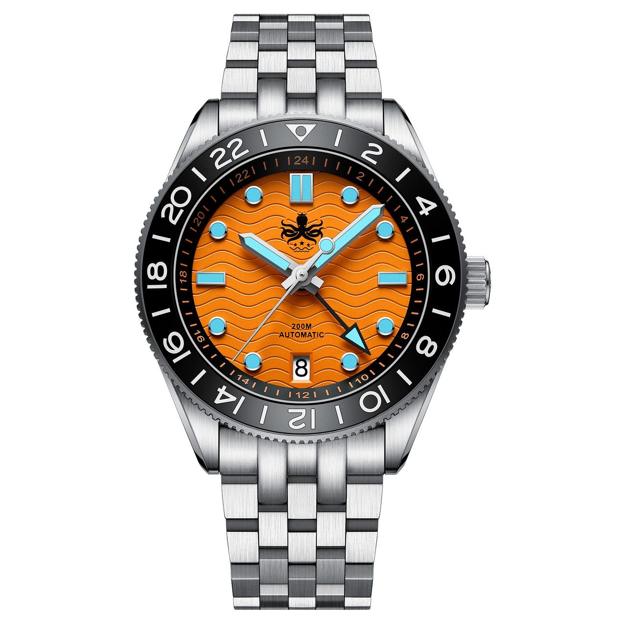 PHOIBOS GREAT WALL 300M Automatic Diver Watch PY045D Orange Limited Edition