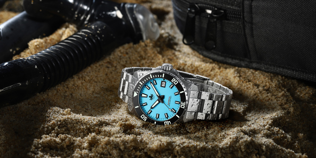 PHOIBOS LEVIATHAN 200M Automatic Diver Watch PY050B Blue