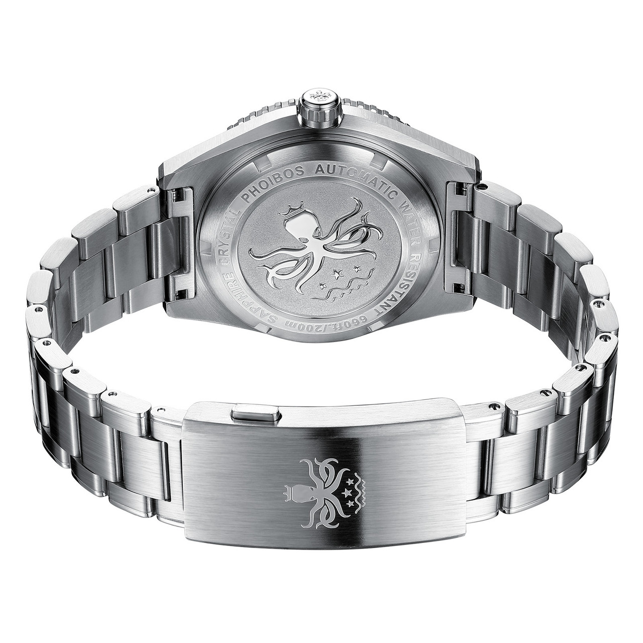 PHOIBOS Argo 200M Automatic Diver Watch PY052F Spiral Sunray Yellow