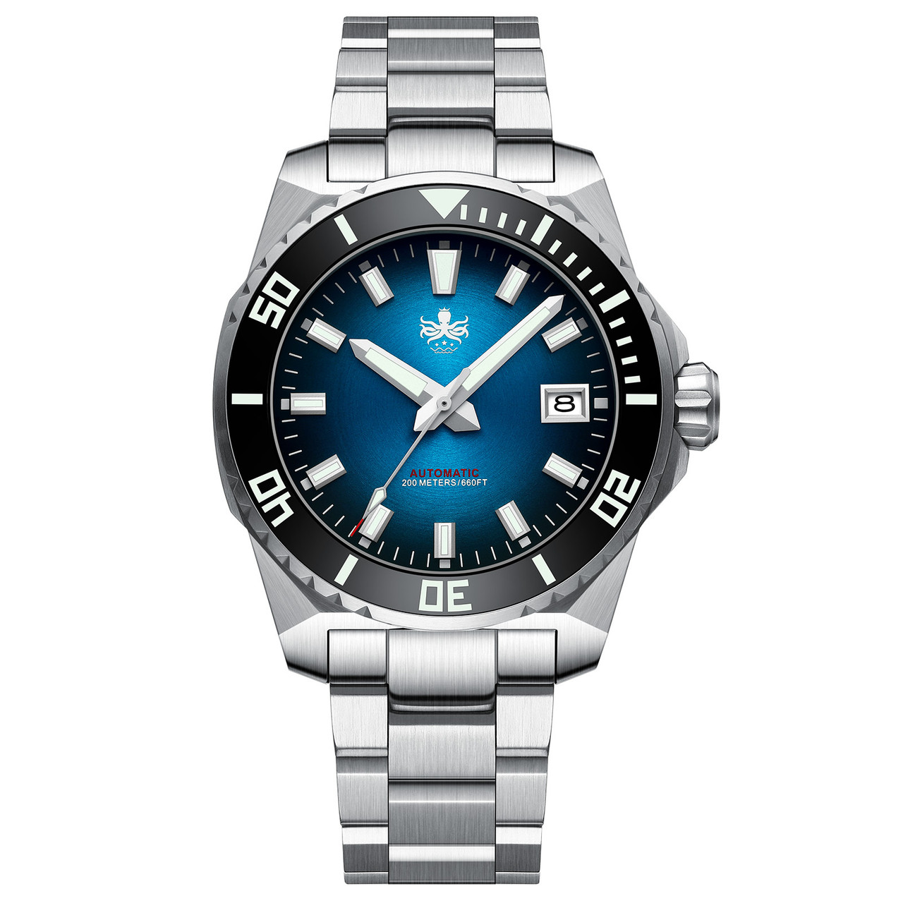 PHOIBOS LEVIATHAN 200M Automatic Diver Watch PY054B Blue