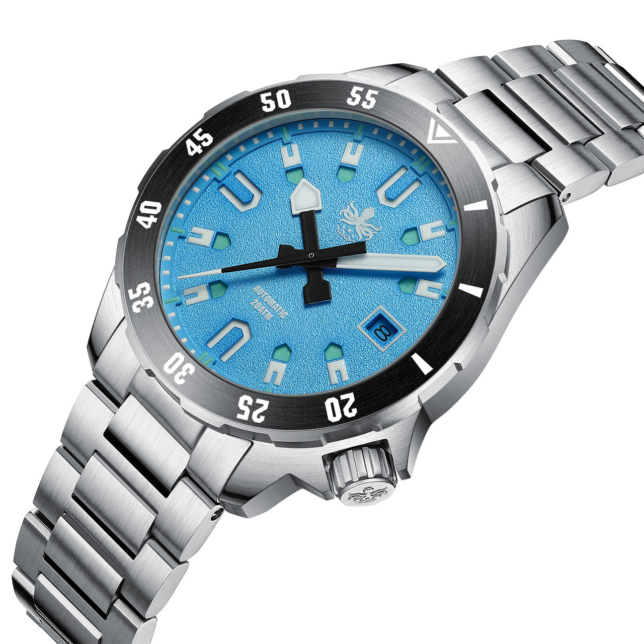 PHOIBOS APOLLO 200M Automatic Diver Watch PY056B Blue