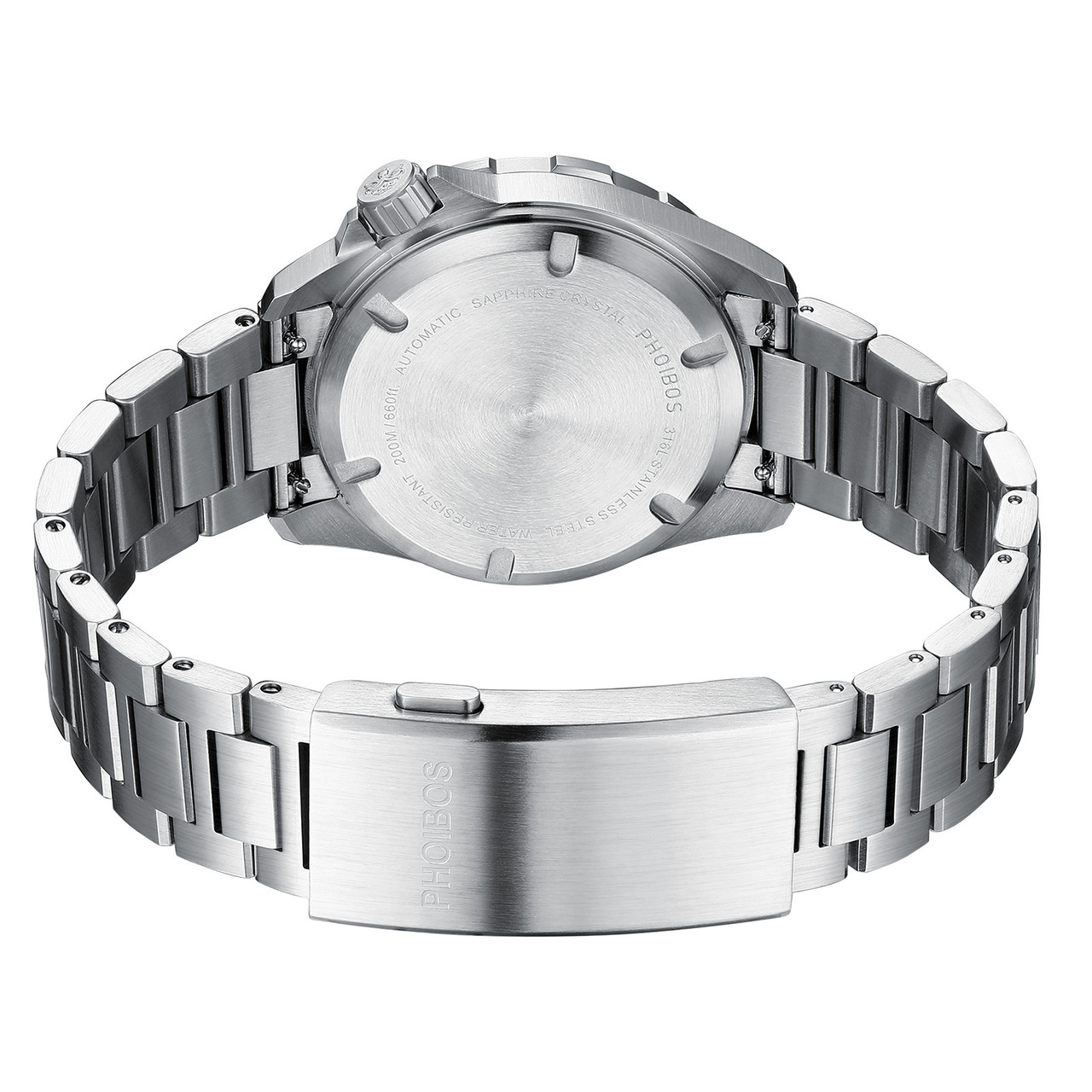 PHOIBOS APOLLO 200M Automatic Diver Watch PY056C Black