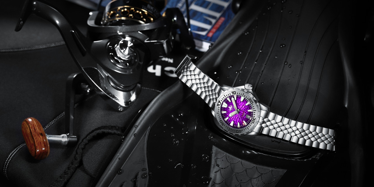 PHOIBOS KRAKEN 200M Automatic Diver Watch PY059H Midnight Purple