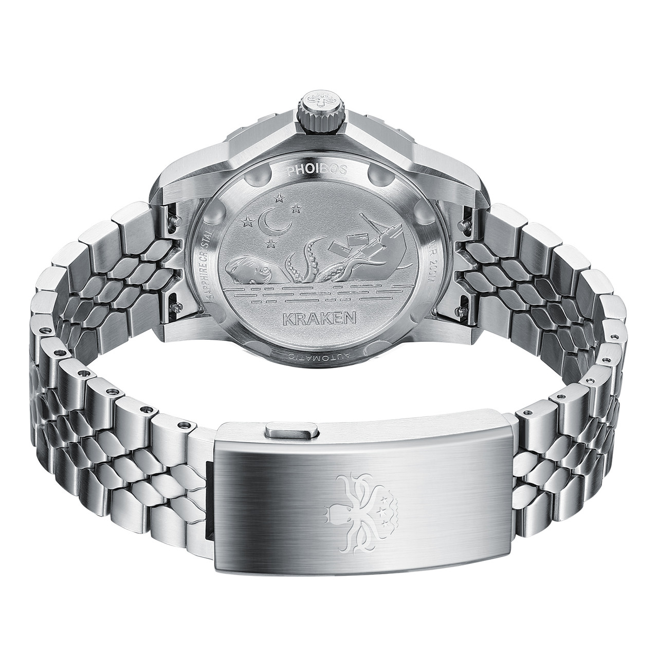 PHOIBOS KRAKEN 200M Automatic Diver Watch PY059H Midnight Purple