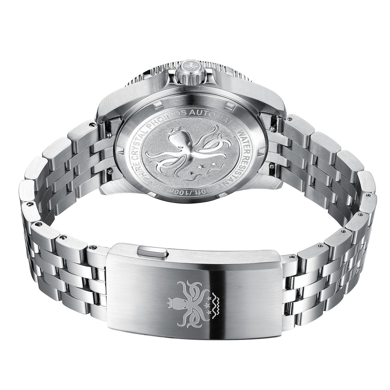 PHOIBOS Voyager GMT 100M Automatic Diver Watch PY058H Royal Purple