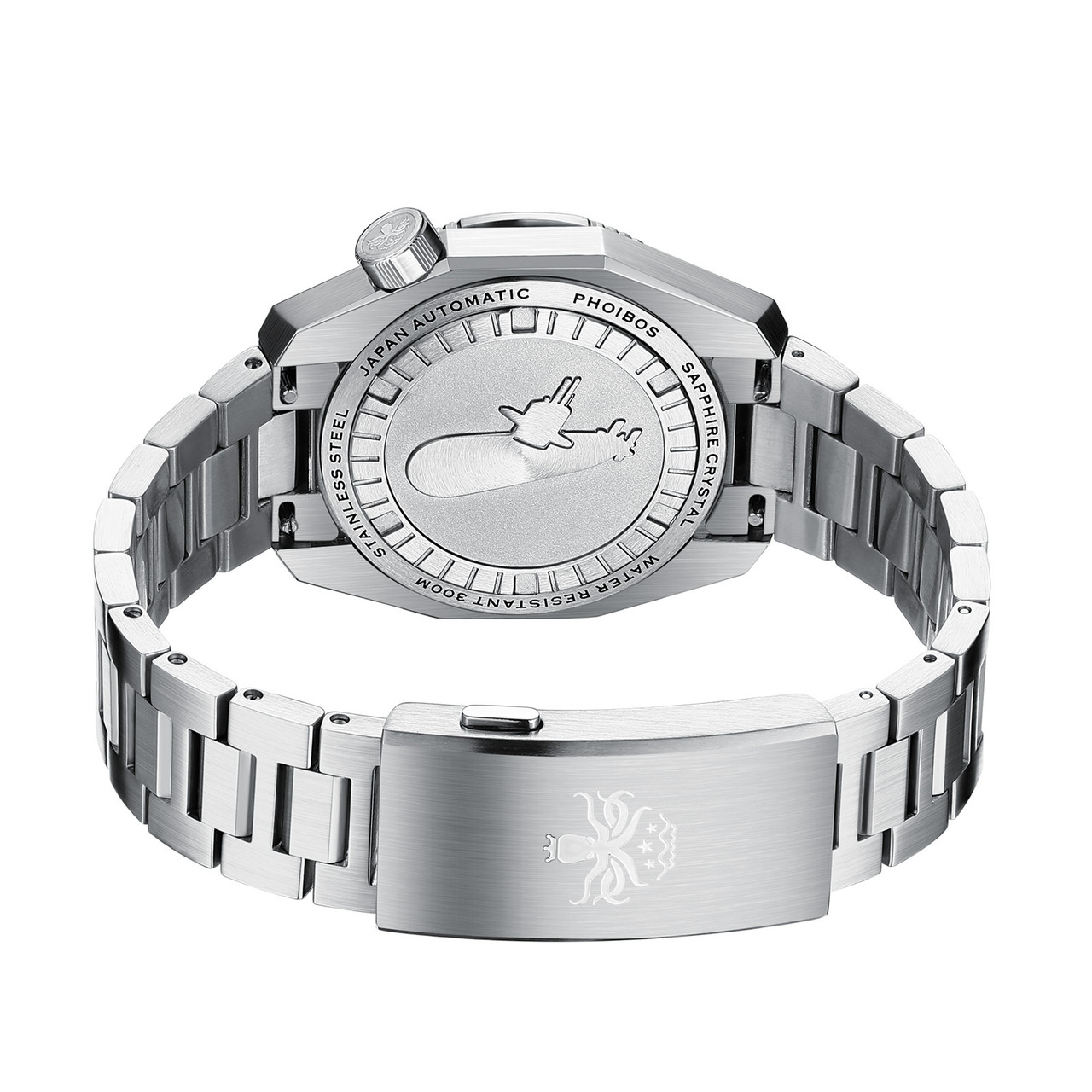 PHOIBOS Depth Hunter 300M Automatic Diver Watch PY060C Black