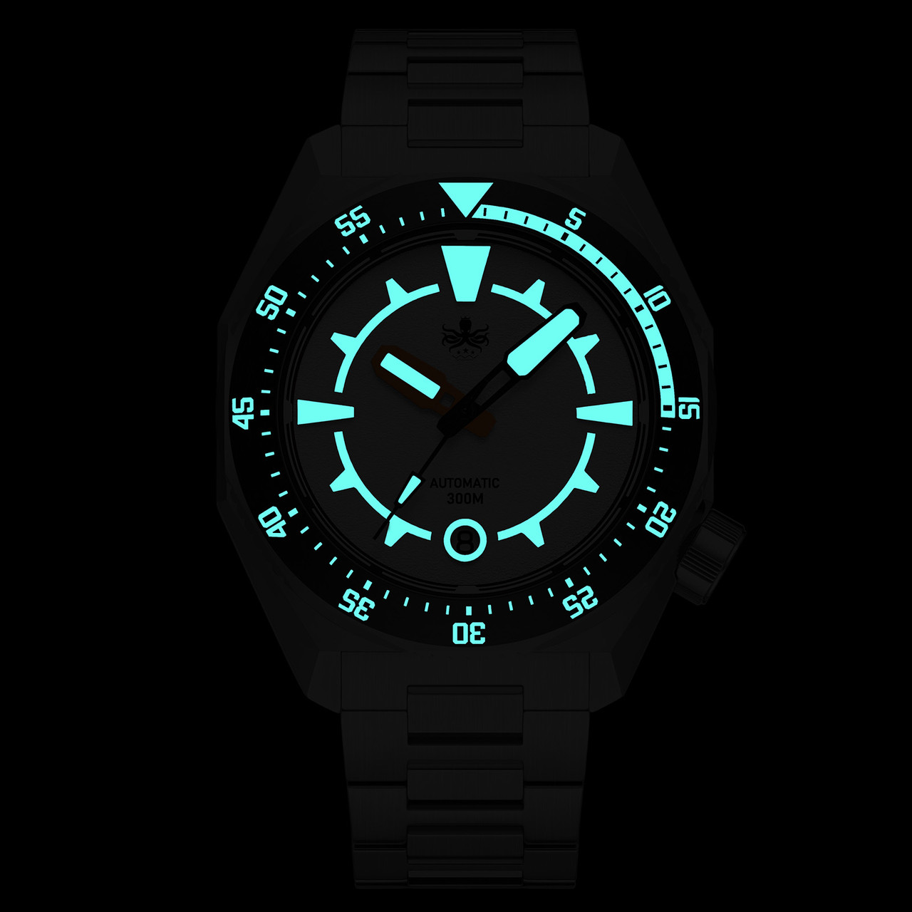 PHOIBOS Depth Hunter DLC 300M Automatic Diver Watch PY060HX Purple